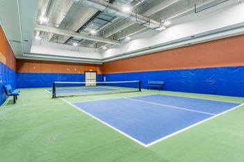 Indoor pickleball court